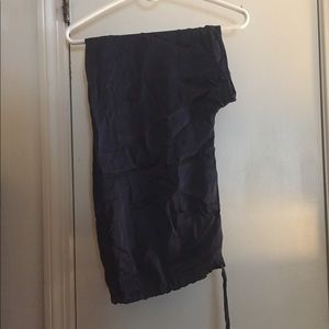 COPY - 100% silk pajama pants in navy